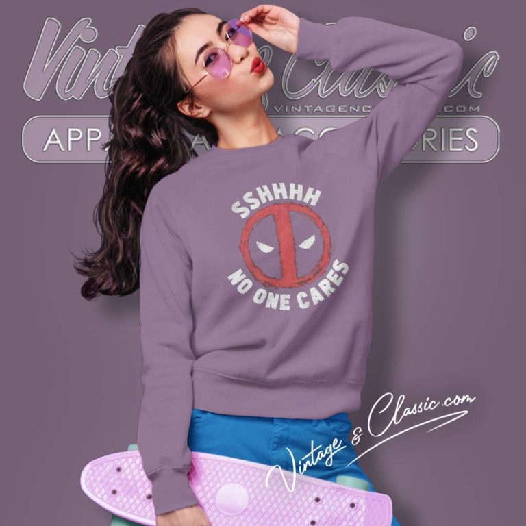 Deadpool Evil Eye No One Cares Shirt Sweatshirt Deadpool Evil Eye No One Cares Shirt Sweatshirt