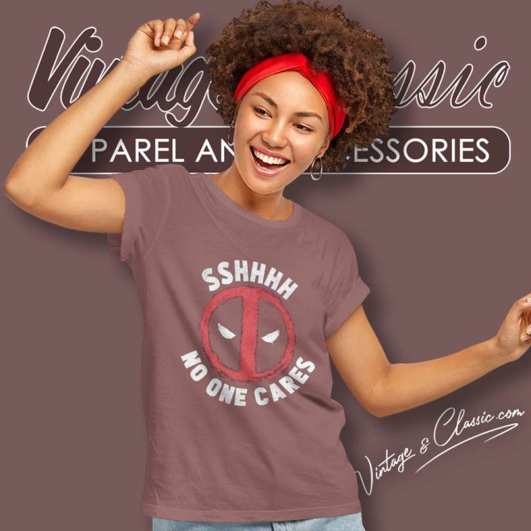 Deadpool Evil Eye No One Cares Shirt Women TShirt Deadpool Evil Eye No One Cares Shirt Women TShirt