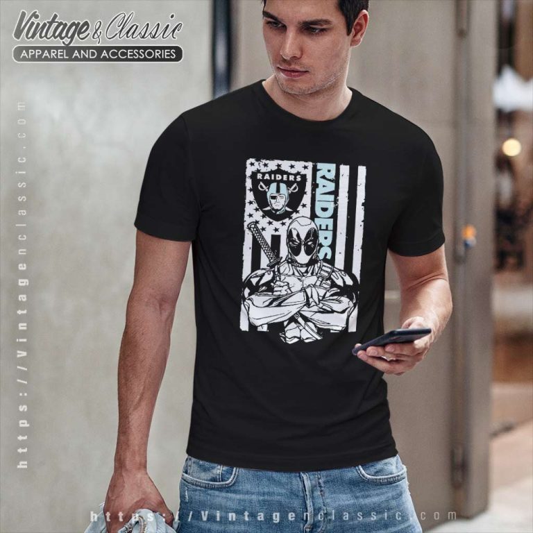 Deadpool Flag Fan Las Vegas Raiders T Shirt Deadpool Flag Fan Las Vegas Raiders T Shirt