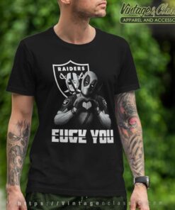 Deadpool Fuck You Oakland Raiders T Shirt
