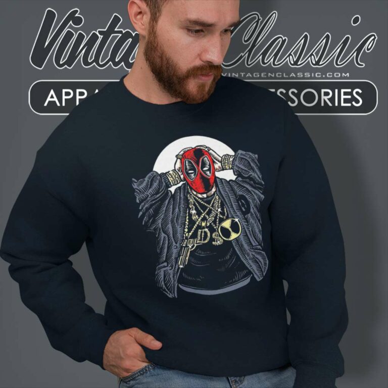 Deadpool Gangsta Custom Sweatshirt Deadpool Gangsta Custom Sweatshirt