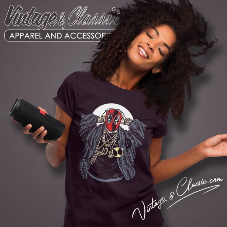 Deadpool Gangsta Custom Women TShirt Deadpool Gangsta Custom Women TShirt