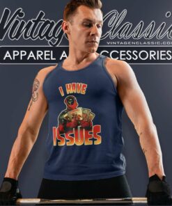Deadpool I Have Issues Tank Top Racerback