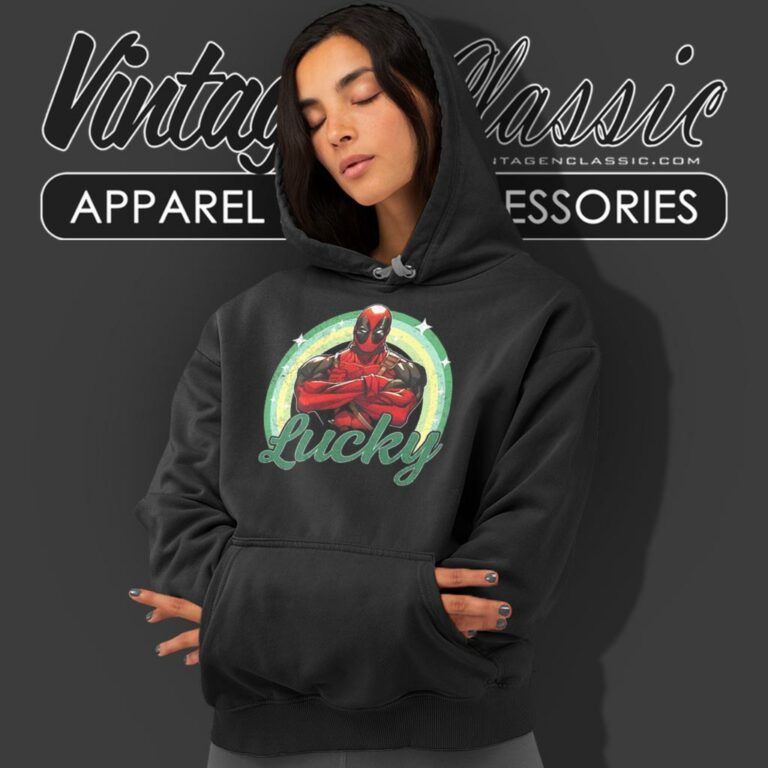 Deadpool Lucky St Paddys Day Hoodie Deadpool Lucky St Paddys Day Hoodie