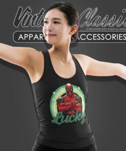 Deadpool Lucky St Paddys Day Tank Top Racerback