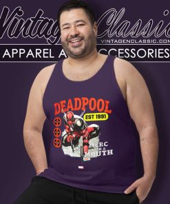 Deadpool Merc With A Mouth Shirt Tank Top Racerback