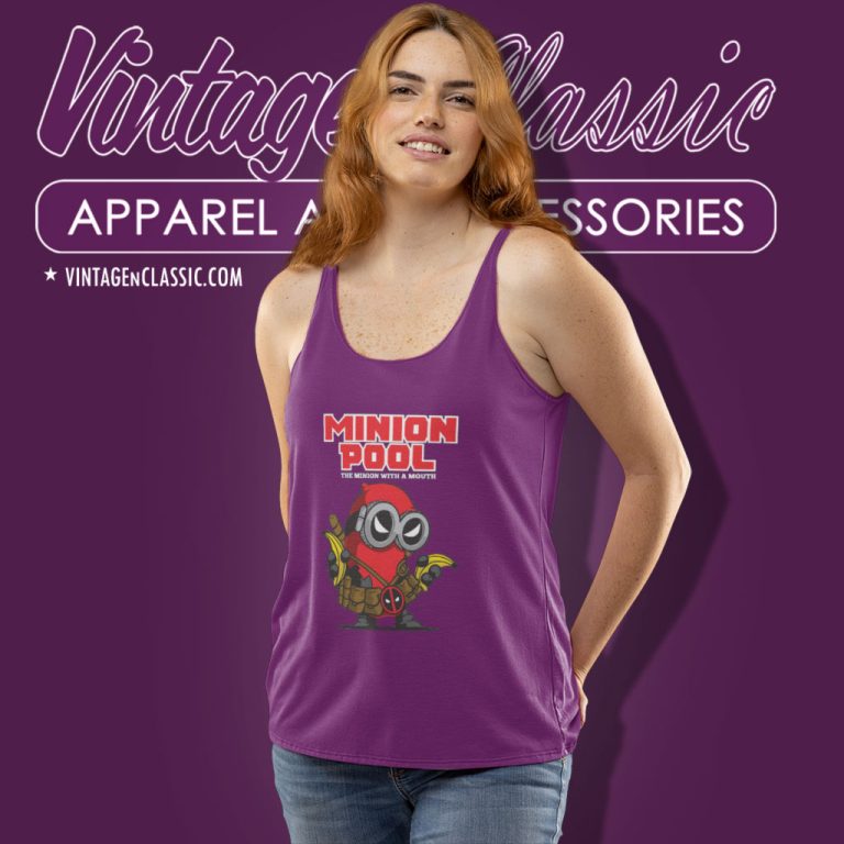 Deadpool Minionpool Tank Top Racerback Deadpool Minionpool Tank Top Racerback