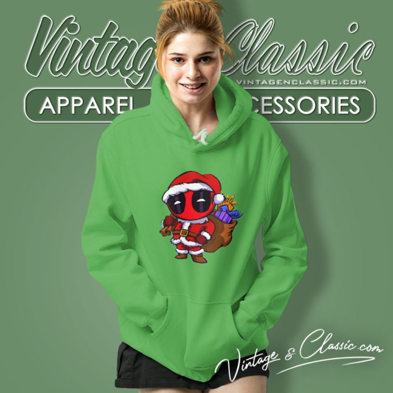 Deadpool Santa Christmas Hoodie Deadpool Santa Christmas Hoodie
