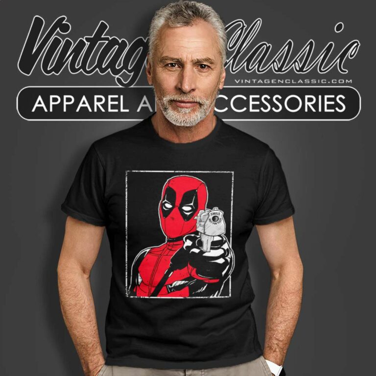 Deadpool Smile Wait For Flash T Shirt Deadpool Smile Wait For Flash T Shirt