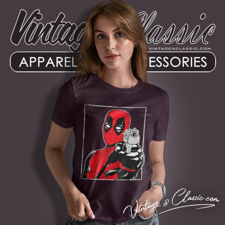 Deadpool Smile Wait For Flash Women TShirt Deadpool Smile Wait For Flash Women TShirt