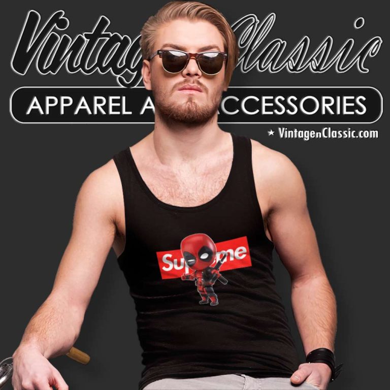 Deadpool Supreme Logo Shirt Tank Top Racerback Deadpool Supreme Logo Shirt Tank Top Racerback