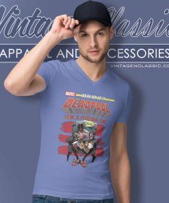 Deadpool Took A Personal Day Shirt V Neck TShirt