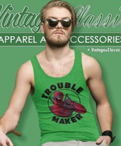 Deadpool Trouble Maker Tank Top Racerback