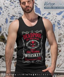 Deadpool Whiskey Inspired Tank Top Racerback