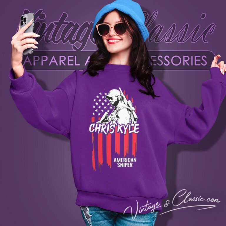 Dean Cain Chris Kyle American Sniper Ck Flag Sweatshirt Dean Cain Chris Kyle American Sniper Ck Flag Sweatshirt