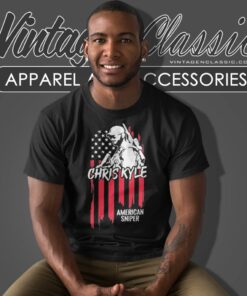 Dean Cain Chris Kyle American Sniper Ck Flag T Shirt