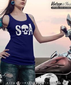Death Drawing Sons Of Anarchy Racer Tank