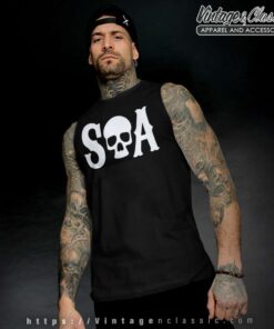 Death Drawing Sons Of Anarchy Tank Top