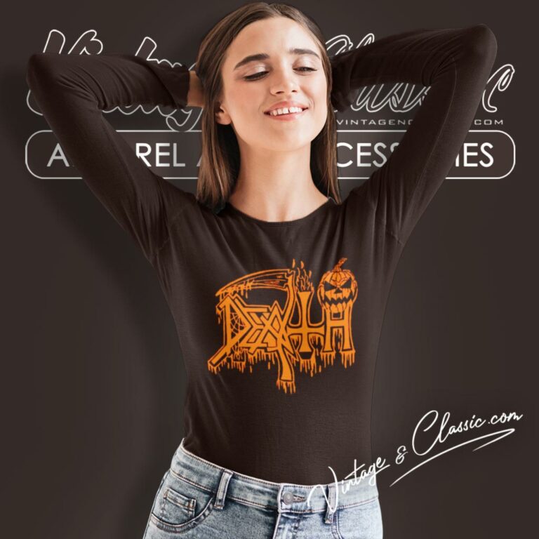 Death Halloween Logo Long Sleeve Tee Death Halloween Logo Long Sleeve Tee
