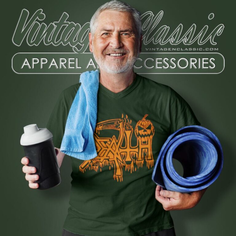 Death Halloween Logo V Neck TShirt Death Halloween Logo V Neck TShirt