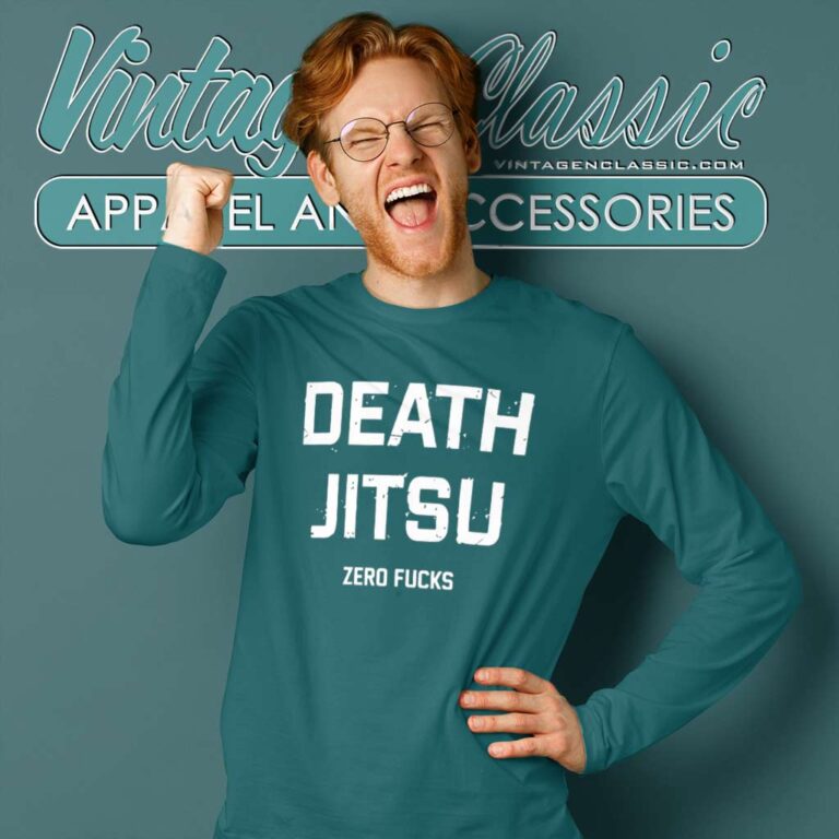 Death Jitsu Zero Fucks Jon Moxley Bcc Long Sleeve Tee Death Jitsu Zero Fucks Jon Moxley Bcc Long Sleeve Tee