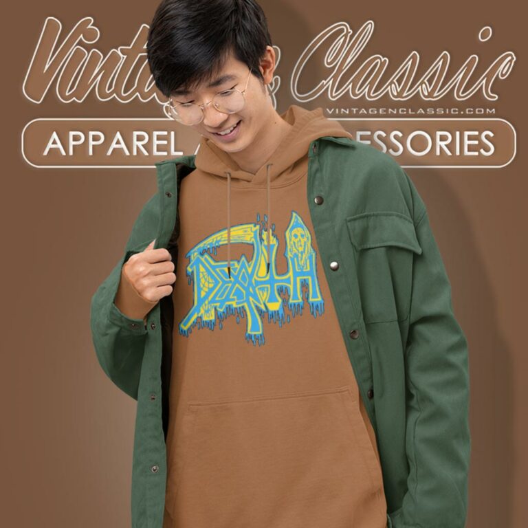 Death Logo Artwork Hoodie Death Logo Artwork Hoodie