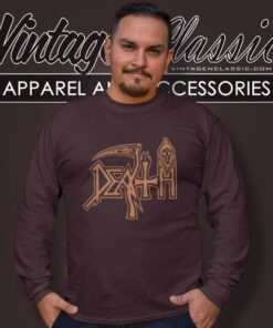 Death Logo Band Long Sleeve Tee