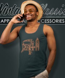 Death Logo Band Tank Top Racerback