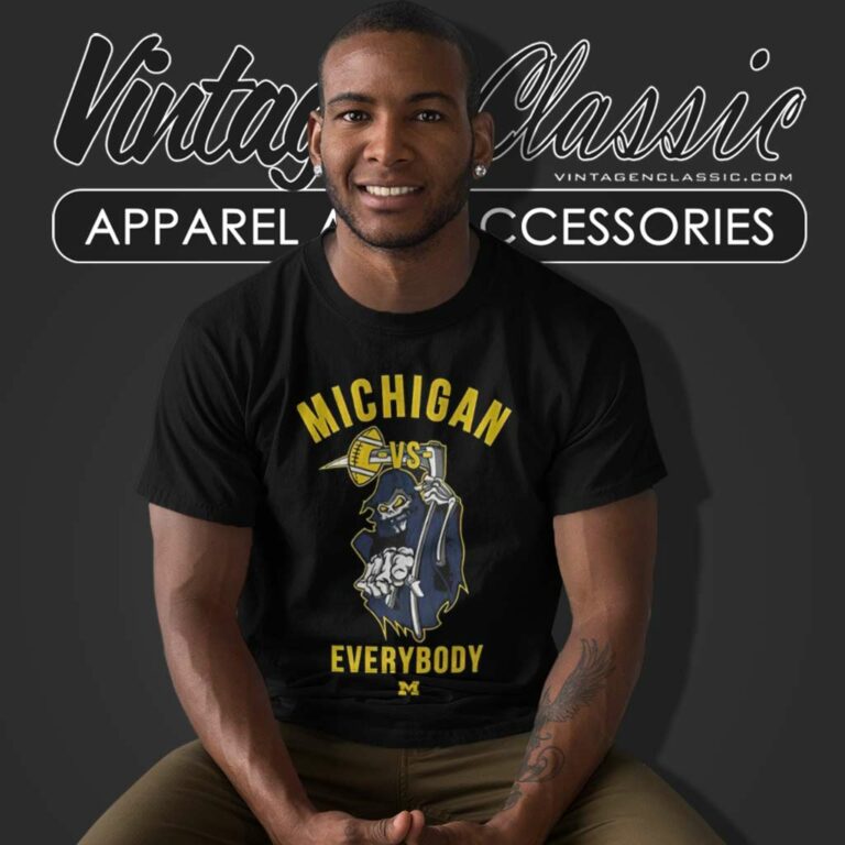 Death Michigan Vs Everybody 2024 T Shirt Death Michigan Vs Everybody 2024 T Shirt