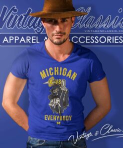 Death Michigan Vs Everybody 2024 V Neck TShirt