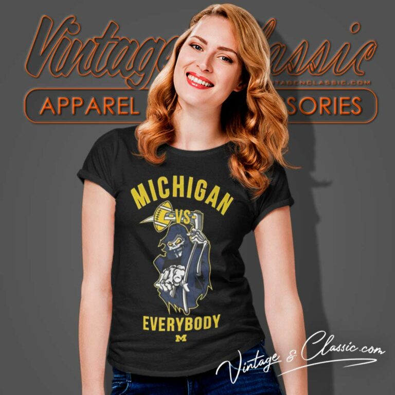 Death Michigan Vs Everybody 2024 Women TShirt Death Michigan Vs Everybody 2024 Women TShirt