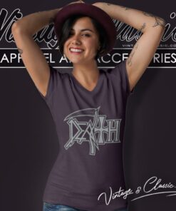 Death New Logo V Neck TShirt