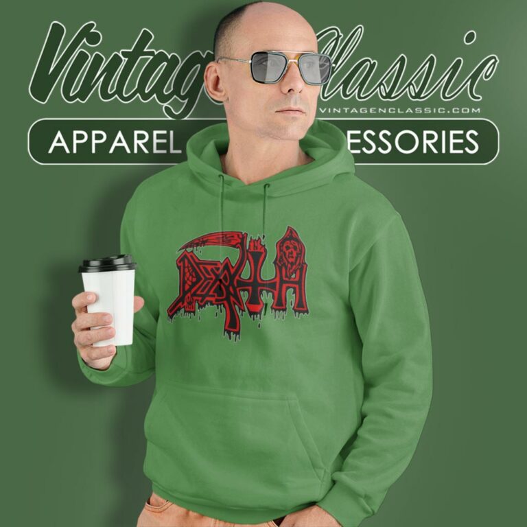 Death Red Logo Hoodie Death Red Logo Hoodie