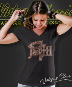 Death Shirt Let The Metal Flow V Neck TShirt