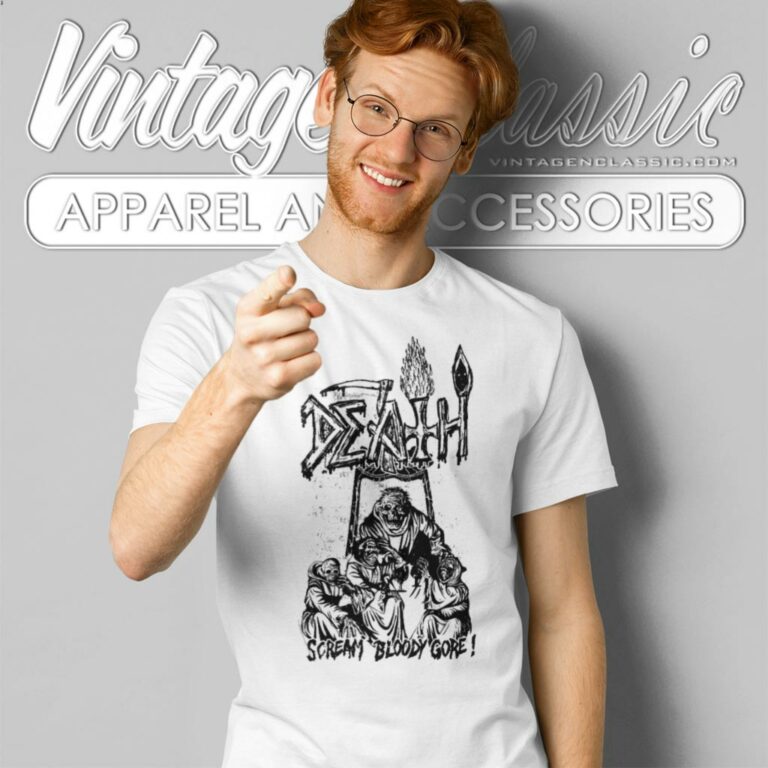 Death Shirt Scream Bloody Gore Art T Shirt Death Shirt Scream Bloody Gore Art T Shirt