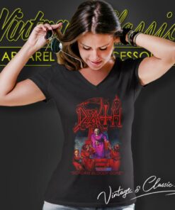 Death Shirt Scream Bloody Gore V Neck TShirt