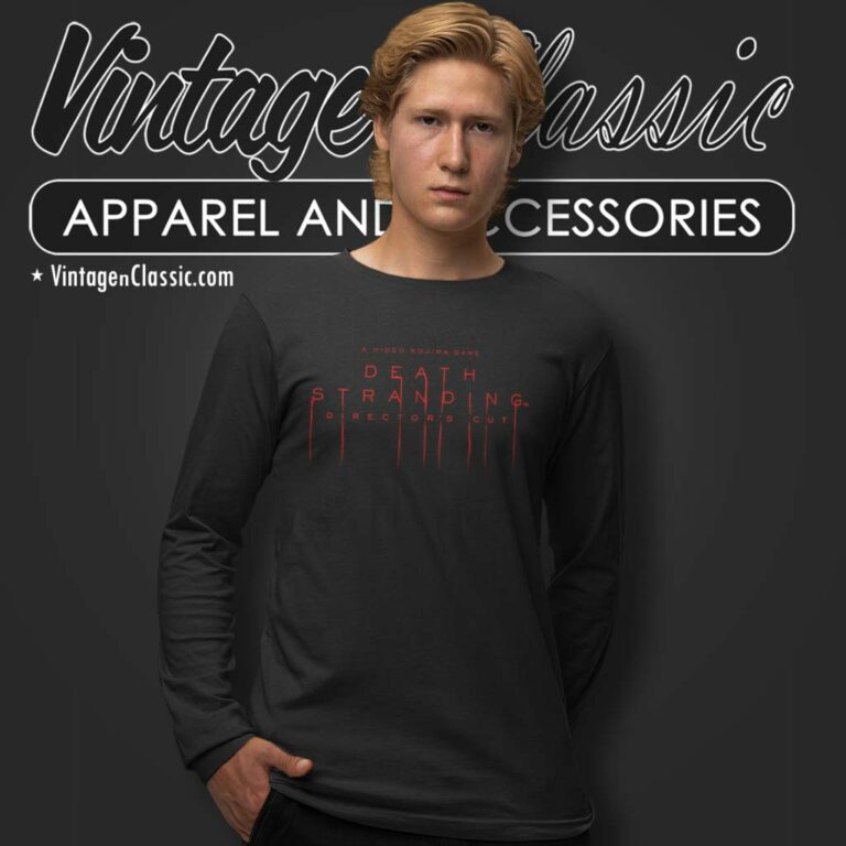 Death Stranding Logo Shirt Games And Film Long Sleeve Tee Death Stranding Logo Shirt Games And Film Long Sleeve Tee