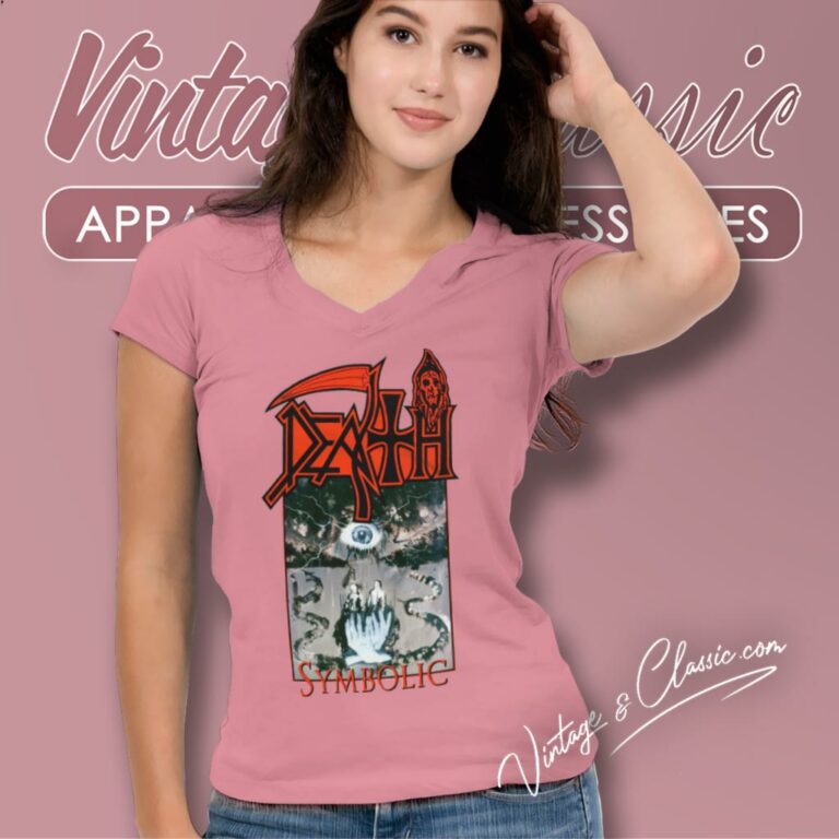 Death Symbolic V Neck TShirt Death Symbolic V Neck TShirt