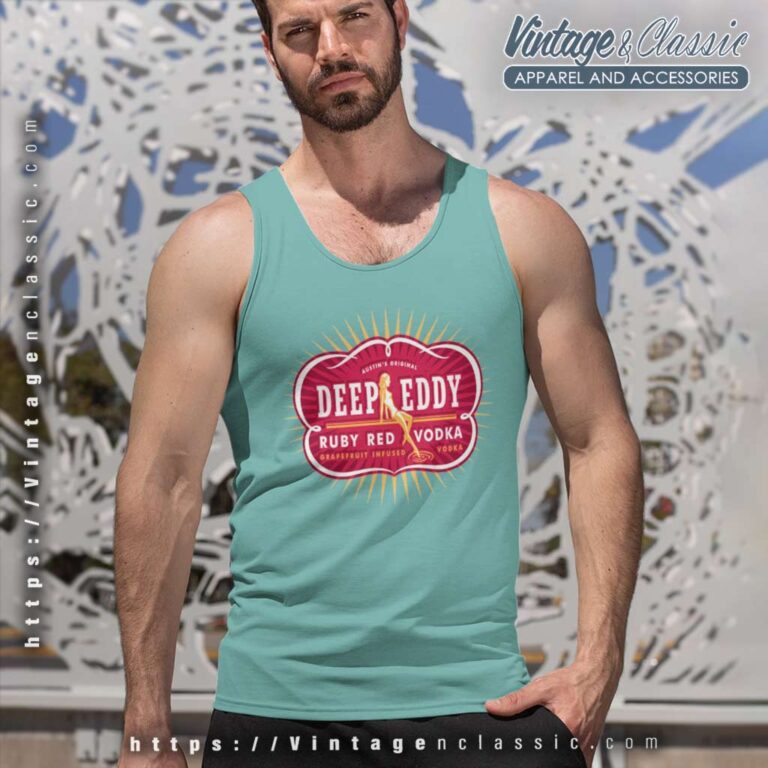 Deep Eddy Ruby Red Vodka Tank Top Racerback Deep Eddy Ruby Red Vodka Tank Top Racerback