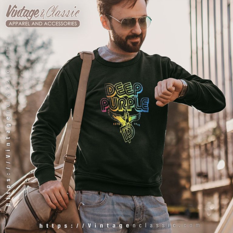 Deep Purple Artwork Sweatshirt Deep Purple Artwork Sweatshirt