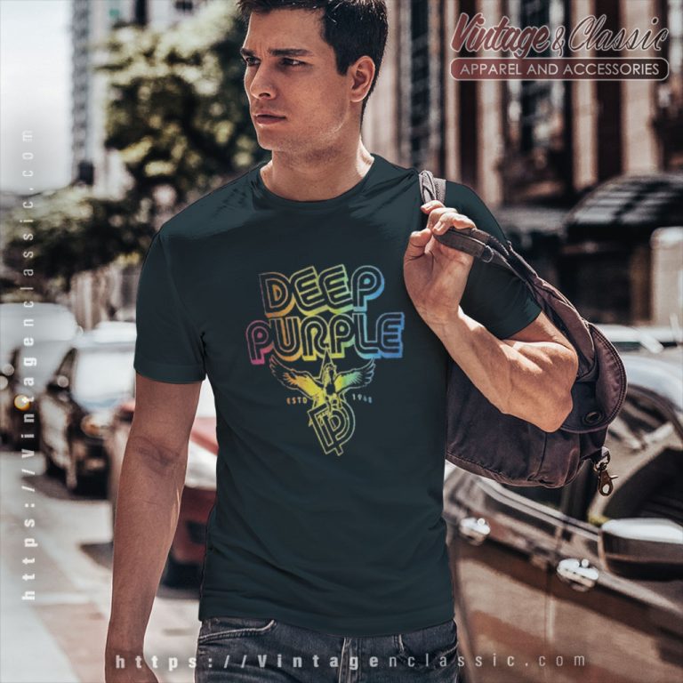 Deep Purple Artwork T Shirt Deep Purple Artwork T Shirt