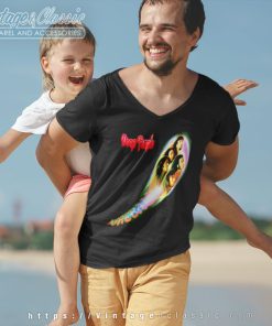 Deep Purple Fireball Album V Neck TShirt