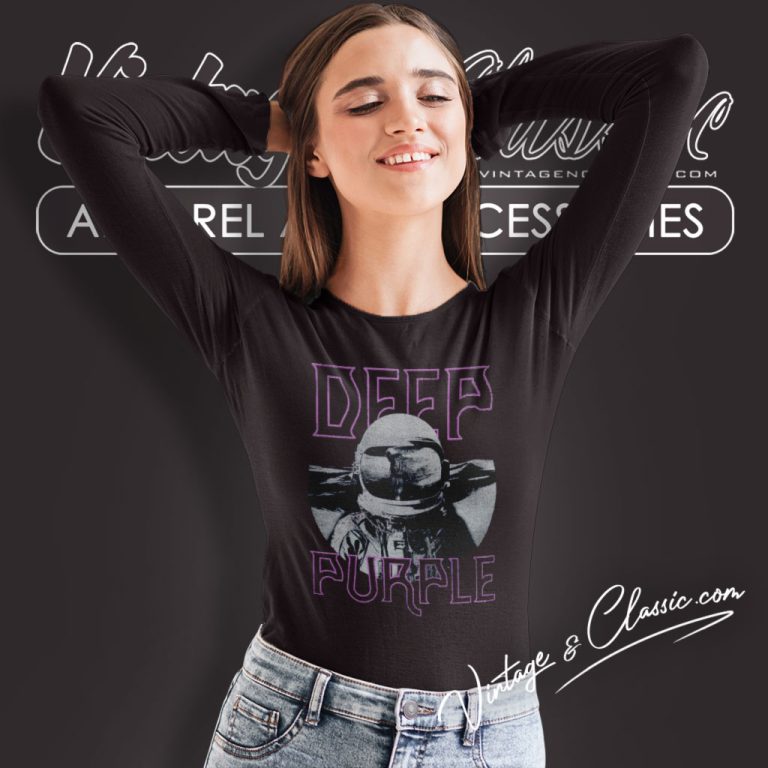 Deep Purple Helmet Long Sleeve Tee Deep Purple Helmet Long Sleeve Tee