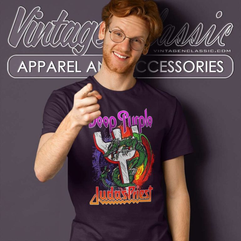 Deep Purple Judas Priest Rock Band Collaborations T Shirt 2 Deep Purple Judas Priest Rock Band Collaborations T Shirt 2