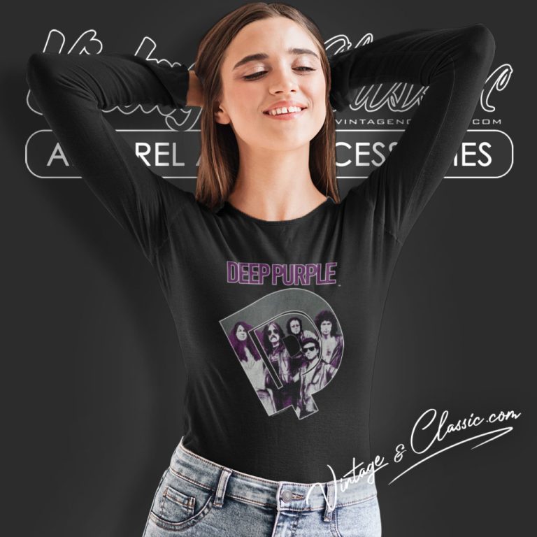 Deep Purple Members Long Sleeve Tee Deep Purple Members Long Sleeve Tee