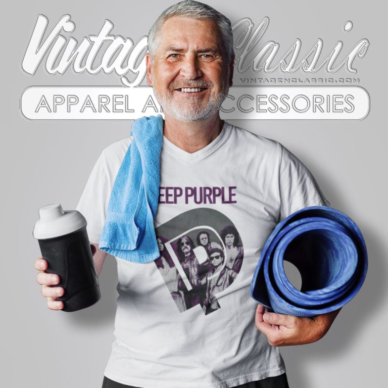 Deep Purple Members V Neck TShirt Deep Purple Members V Neck TShirt