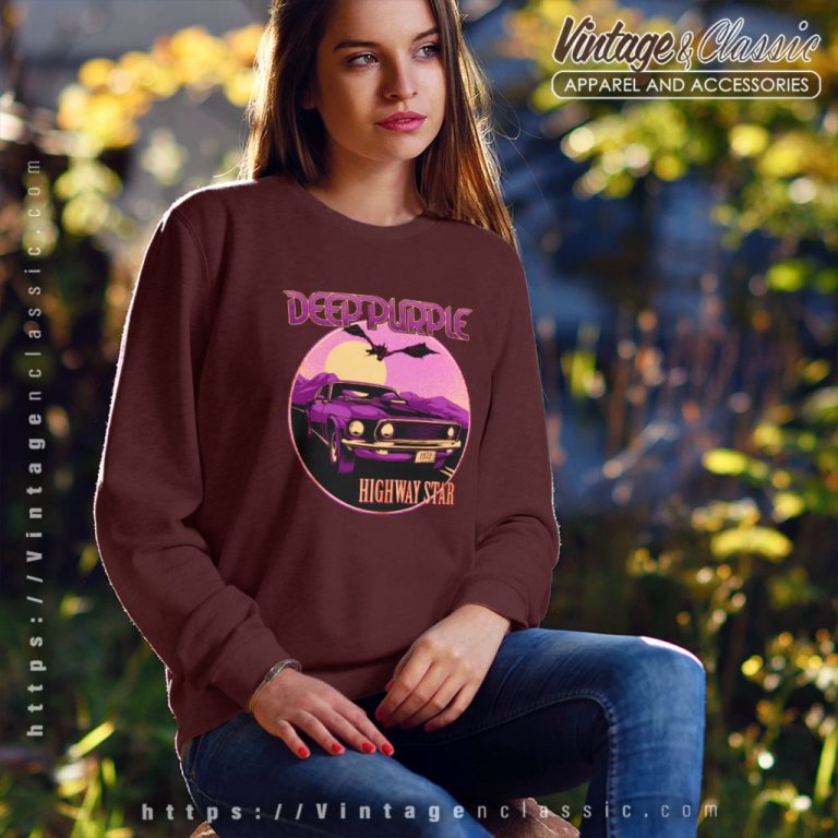 Deep Purple Shirt High Way Star Sweatshirt Deep Purple Shirt High Way Star Sweatshirt