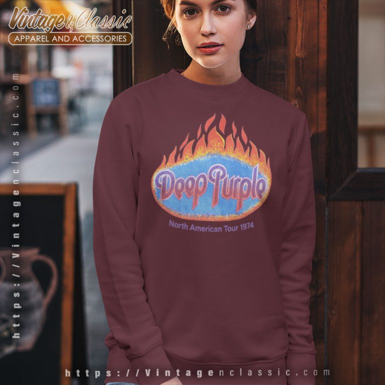 Deep Purple Shirt North American Tour Sweatshirt Deep Purple Shirt North American Tour Sweatshirt