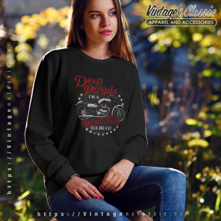 Deep Purple Shirt See Me Fly Sweatshirt Deep Purple Shirt See Me Fly Sweatshirt