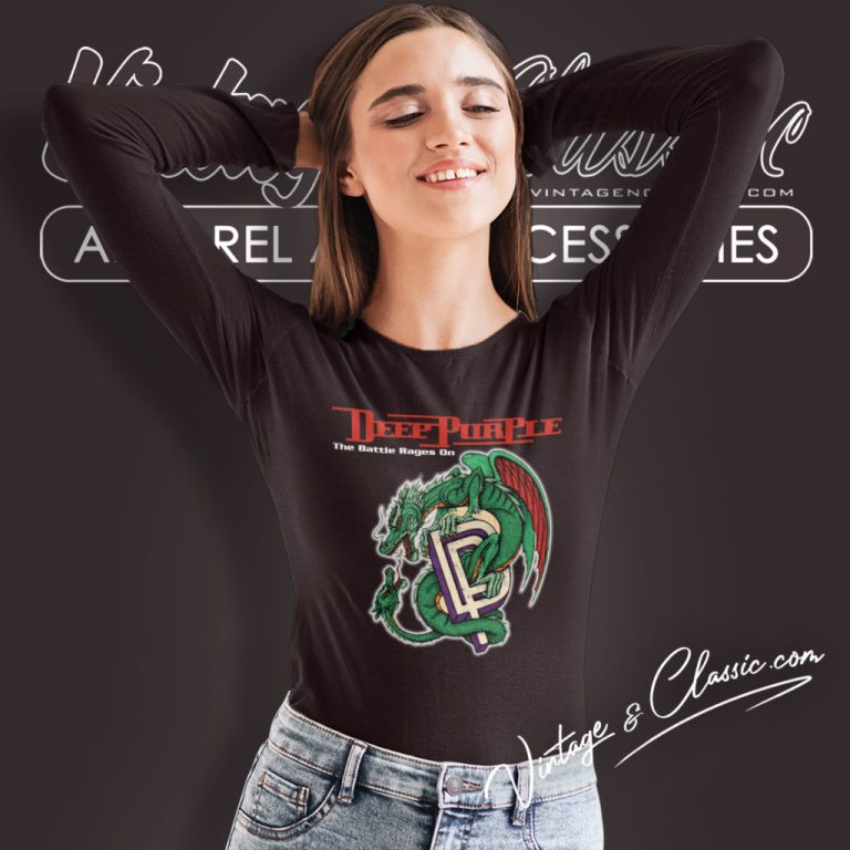 Deep Purple Shirt The Battle Rages On Tour Long Sleeve Tee Deep Purple Shirt The Battle Rages On Tour Long Sleeve Tee
